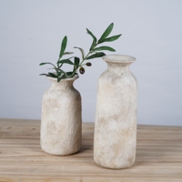 Vase de table rond en terre cuite nordique, design contemporain, écologique, émaillé, pour la décoration de la Saint-Valentin