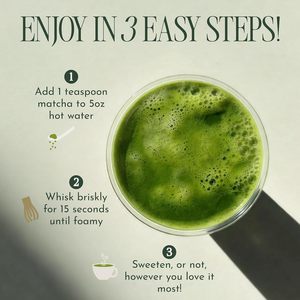 Poudre de Matcha <span class=keywords><strong>pour</strong></span> Latte, Matcha de Qualité Cérémoniale, Poudre de Thé <span class=keywords><strong>Vert</strong></span> <span class=keywords><strong>pour</strong></span> Perdre du Poids avec Bouteille en Verre Étoilé - Product Image 3
