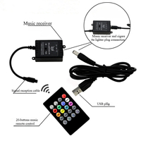 12 LED Smart RGB Bandes Lumineuses Ambiantes Universel Intérieur Voiture Éclairage Accessoires App Amélioration Enhanced Car Intérieur Éclairage