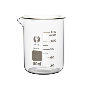 Vaso de Vidrio de Marca Global de 150 ml, de Borosilicato Alto, para Uso en Laboratorio - Product Image 1