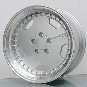 17 "18" PCD5 * 112 Jantes en alliage de coulée Largeur de lèvre profonde Finition argentée vintage Nouveau <span class=keywords><strong>Mercedes</strong></span>-W121 W124 W126 <span class=keywords><strong>W129</strong></span> 140 Modèles - Product Image 5