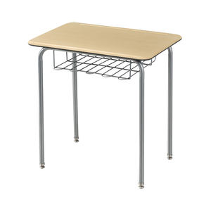 Pupitre d'écolier rectangulaire à façade ouverte avec panier à livres en fil d'<span class=keywords><strong>acier</strong></span> - Fournisseur de pupitres scolaires - Product Image 3