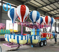 Manège familial portable pour parcs d'attractions intérieurs et extérieurs, type Samba Balloon rotatif, facile à déplacer, avec remorque, grande capacité, à vendre