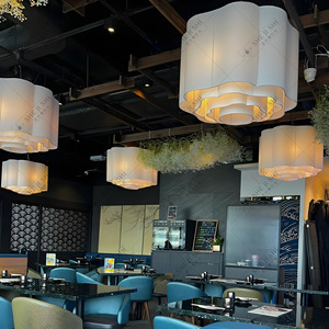 Chinese Style Restaurant Chandelier 60Cm Diameter <b>Led</b> <b>Light</b> Round Pendant For Hot Pot <b>Tea</b> House Banquet Room Lighting - Product Image 4