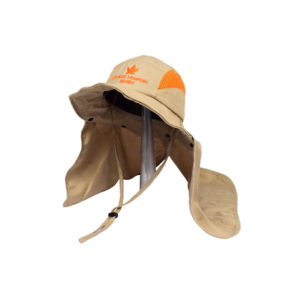 Camuflaje bordado poliéster secado rápido pesca sol gorra Multi-Panel al aire libre transpirable malla sombreros con solapa de cuello extraíble - Product Image 3