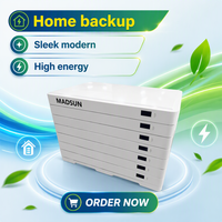 Aplicación de Monitoreo Wifi-Bluetooth Madsun, Modelo Escalable de 15kWh, Batería de Almacenamiento Apilable de 100kwh, Batería Solar Byd Blade Lifepo4