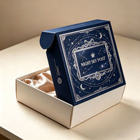 Boîte d'expédition en carton ondulé personnalisable, écologique et recyclable, légère et pliable, pour vêtements et cadeaux