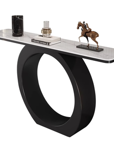 Consolle Ultra-Sottile in Lastra di Roccia di Lusso Leggero, Stile Italiano Moderno, di Fascia Alta per Ingresso, Creativa per Hotel e Ingressi a Parete - Product Image 4