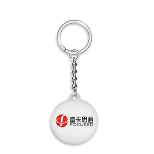 Custom Programmable Rfid Digital Keyfob Social Media Pvc Epoxy Tap Epoxy Nfc Keychain - Product Image 2