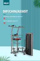 Machine professionnelle de musculation à charge guidée pour tractions et dips, idéale pour les exercices des bras – Prix de gros