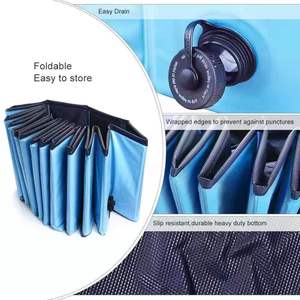 Piscina para <span class=keywords><strong>Perros</strong></span> de Plástico Ecológica en Oferta, Piscina Plegable Portátil de 120 cm para Niños, Bañera para Niños para Todas las Estaciones - Product Image 2