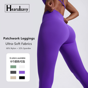Leggings da Palestra a <span class=keywords><strong>Vita</strong></span> <span class=keywords><strong>Alta</strong></span> da Donna in Tessuto Super Morbido con Controllo Addominale per Corsa Allenamento Fitness Esercizio <span class=keywords><strong>Pantaloni</strong></span> Yoga - Product Image 2