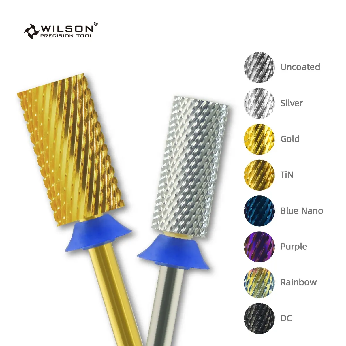 3 Way TiN Coating High Quality carbide nail bit Fast Armor Removal nail bur Logo Engraving bits