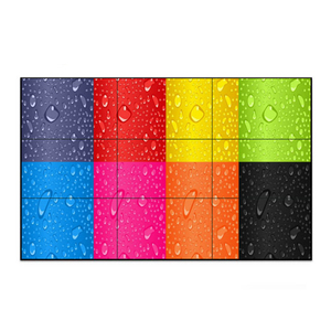 Moniteur LCD grand écran à cadre ultra-fin avec contrôleur 3x3 pour studio <span class=keywords><strong>TV</strong></span>, installé sur un mur <span class=keywords><strong>TV</strong></span> - Product Image 5