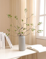 Venta al por mayor sala de estar decoración de plantas verdes productos para el hogar simulación ramas muertas hojas de otoño para Acción de Gracias Pascua