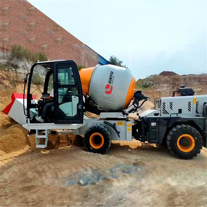 Mini camión mezclador de cemento de hormigón de carga automática pequeño de 2, 6m3, 3, 5m3, 4 metros cúbicos, coche mezclador de hormigón móvil de carga automática a la venta - Product Image 5