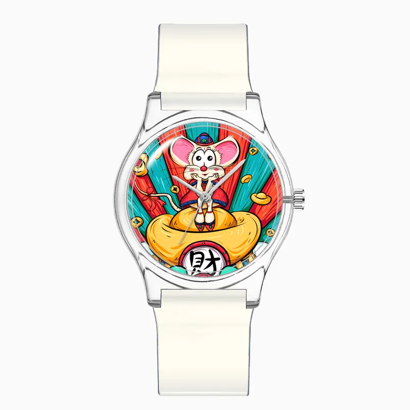 ภาพที่กำหนดเองนาฬิกาออกแบบของตัวเองซิลิกอนแฟนซีนาฬิการาคาถูกโฆษณานาฬิกาพลาสติกโปรโมชั่น