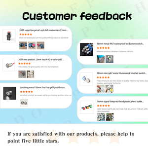 Ul pushbutton chuyển 19 Mét 5A cao Head Power biểu tượng Red LED Đèn Chiếu Sáng <span class=keywords><strong>5</strong></span> Pins thiết bị đầu cuối đẩy trên đẩy <span class=keywords><strong>Off</strong></span> chuyển đổi - Product Image 6