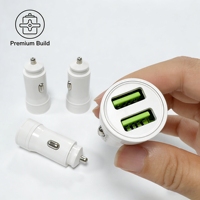 Chargeur de voiture rapide avec surveillance de tension, allume-cigare rétractable pour voiture, chargeur rapide USB Type PD 12/24V pour téléphone