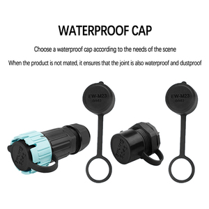 M23ตัวเชื่อมต่อสายไฟกลางแจ้งขั้วต่อทองแดงแบบถอดได้หลายแกนแผงเชื่อมปลั๊กแบบตายตัว - Product Image 2