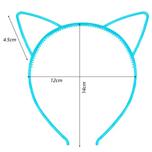 ที่คาดผมหูแมวเรืองแสงในที่มืด DAMAI ที่คาดผมพลาสติกเรืองแสงสำหรับเด็ก ผู้หญิง งานปาร์ตี้ - Product Image 4