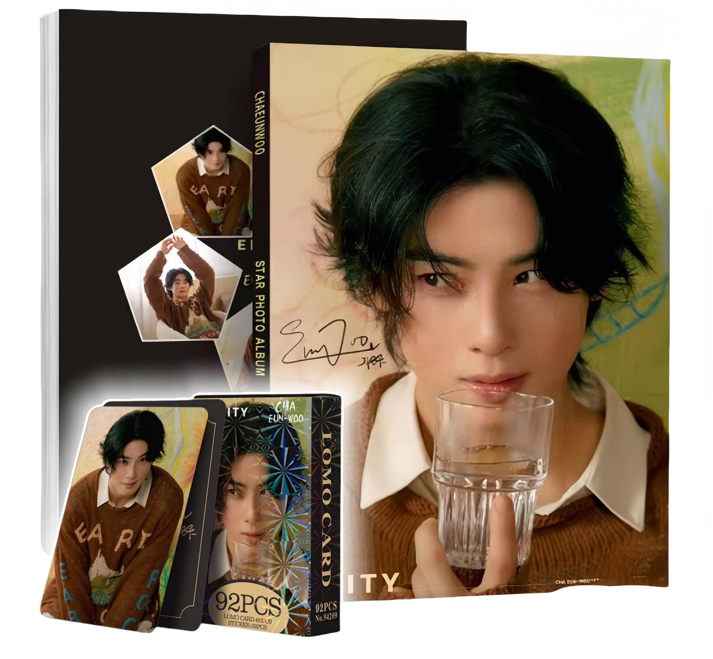 Горячая распродажа, Фотокнига Chaeunwoo, астрономический фотоальбом, Бумажная книга, Корейская Kpop группа, фотокнига для веера и коллекционного бумажного ремесла