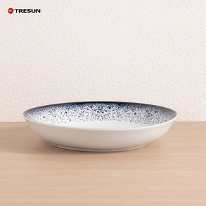 New Arrival Luxury Eco-Friendly Stoneware Dinnerware <b>Sets</b> with Blue Speckle Design for Home & Office Dining - Product Image 2