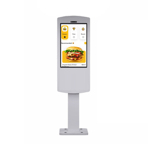 Soporte de suelo de 32 pulgadas, techo de lluvia, autoservicio automático para exteriores, quiosco de registro de Hotel, quiosco de orden de pago al aire libre - Product Image 3