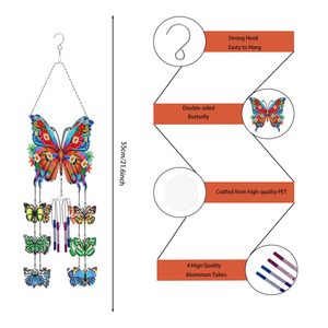 5D Double face cristal carillons éoliens <span class=keywords><strong>fenêtre</strong></span> pendentif diamant peinture Art Kit pour enfants jardin décoration <span class=keywords><strong>idée</strong></span> cadeau - Product Image 6