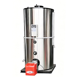 Generatore di Vapore Verticale a Tubi di Fumo da 0,5 Tonnellate, a Gasolio e Gas, Caldaia Industriale Automatica per Riscaldamento Domestico e Acqua Calda, adatta anche per Biomassa - Product Image 1