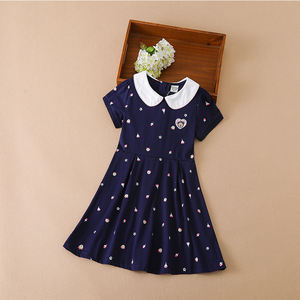 Vestidos para Niñas Pequeñas 2022, Últimos Diseños de Vestidos Infantiles, Elegantes Vestidos de Tela de Algodón para Niñas de 2 a 12 Años - Product Image 5