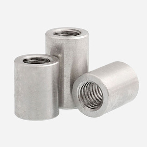 Нержавеющая сталь AL6063 Резьбовая втулка стержень стержня Соединительная гайка - Product Image 6