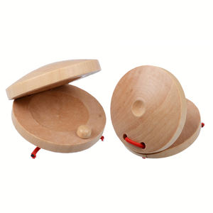 <span class=keywords><strong>Castagnettes</strong></span> en bois, instrument de percussion musical <span class=keywords><strong>flamenco</strong></span>, 2 pièces/paire - Product Image 2