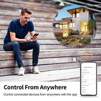 Prise intelligente Touchmi Tuya Allemagne avec prise USB Type C, interrupteur Wi-Fi, charge rapide 20W, 16A, prises allemandes