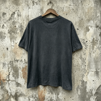 T-shirts personnalisés Hongguan, imprimés, vintage, lavés, pour hommes, coupe ample, en coton léger, manches courtes, effet usé