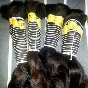 Cabello Humano Indio Remy 100% Virgen a Granel 100g, Doble Trama a Máquina, Listo para Permanente, Puntas de Una Sola Capa para Todos los Colores - Product Image 5