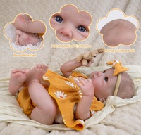 20 Zoll Lebensechte Reborn-Babypuppe aus Weichem Vinyl Realistische Neugeborenen-Puppe Spielzeug für Kinder Geschenk Großhandel Individuell Anpassbar