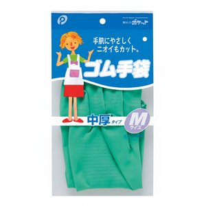 Guanti di gomma per uso domestico di peso medio taglia M - Product Image 1