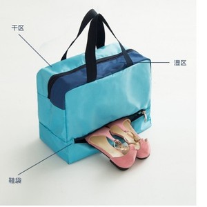 กระเป๋าฟิตเนสสำหรับทุกเพศ Bonjour Lomme สีกรมท่า กันน้ำ พร้อมหูหิ้วนุ่ม - Product Image 4