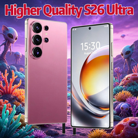 Smartphones 7,7 pouces S26 ULTRA 22 Go + 2 To, 5G mondial, Android 15, vente en gros, Deca Core, double SIM, débloqués, téléphones portables S26 Ultra