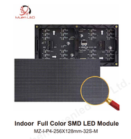 Affichages numériques et signalétique LED couleur pleine P4 pour intérieur, étanches, avec module LED 256x128mm
