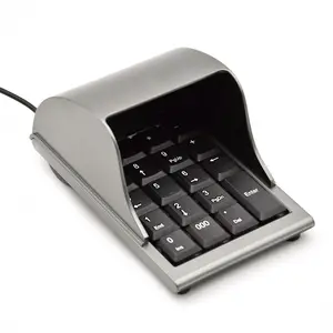 Chocolate Multimedia USB Wired Numeric Keyboard Financial Bank Securities Notebook Keypad