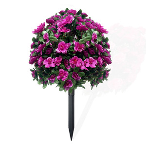 Simulación de vegetación artificial <span class=keywords><strong>rododendro</strong></span> arreglo de suelo Patio boda decoración al aire libre arreglo - Product Image 6