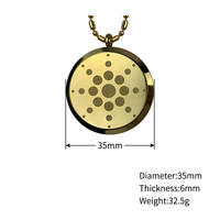 Pendentif énergétique Quantum li-ion Kalung Liontin, humains japonais, original, lithium-fer, métal, énergie Germanium, Science