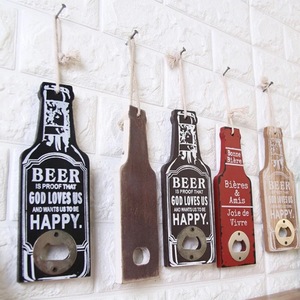 Source factory wooden <b>beer</b> opener, wedding bar party gift, promotional can opener keychain, multi-purpose - Product Image 2