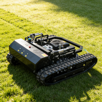 Tondeuse multifonctionnelle télécommandée pour désherbage agricole, tondeuse autoportée à braquage zéro avec pulvérisateur et souffleuse à neige, livraison gratuite