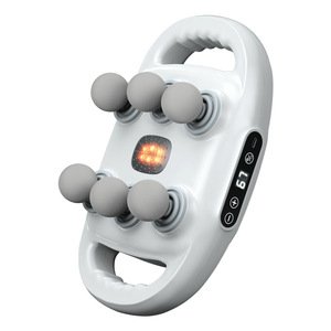 Massage Gun Six Head High Frequency Vibration Muscle Relaxation With <b>Heat</b> Whole Body Massage <b>USB</b> Rechargeable - Product Image 1
