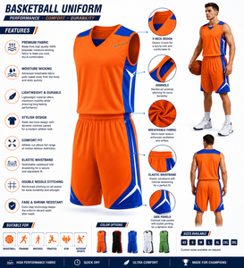 Uniforme de Baloncesto para Adultos con Letras en el Frente, de Alta Calidad, para Invierno, 100% Poliéster, Transpirable, Personalizable, Últimos Modelos, para Exteriores - Product Image 5