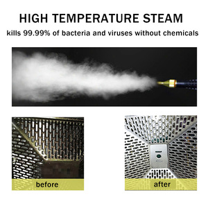 Nettoyeur Vapeur Portable Électrique <span class=keywords><strong>CNTECH</strong></span> avec Réservoir d'Eau en Acier Inoxydable de Grande Capacité 1,4 L, Système Anti-Calcaire, Longue Autonomie - Product Image 6