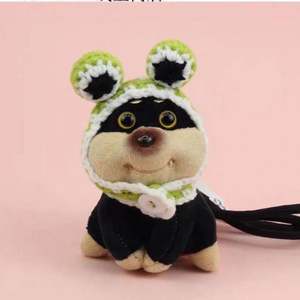 Llavero de Peluche Personalizado de Perro Abeja, Bonito y Estético, Colgante para Bolso de Mujer, Regalo Minimalista y Divertido para Ella, Decoración para Mochila, Bolso o Coche - Product Image 2